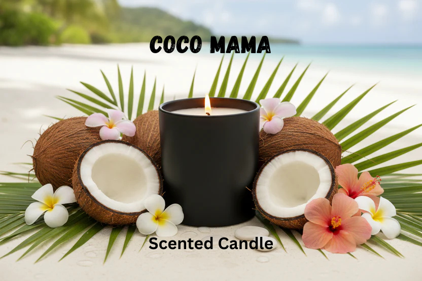 Coco Mama Scented Candle - 12 oz