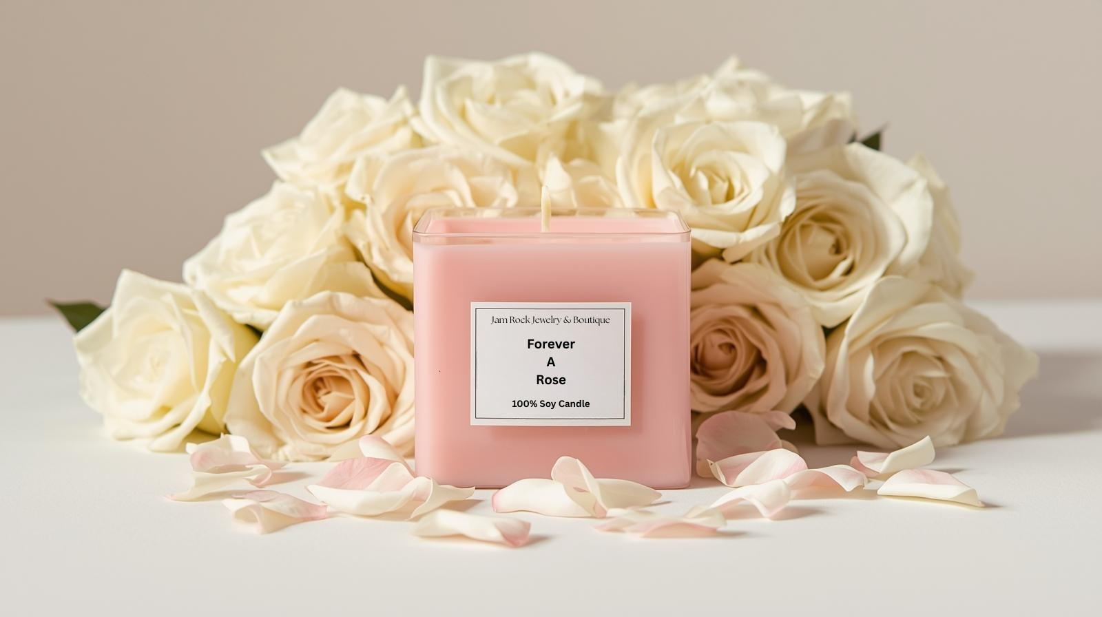 Forever A Rose Scented Candle - 10 oz