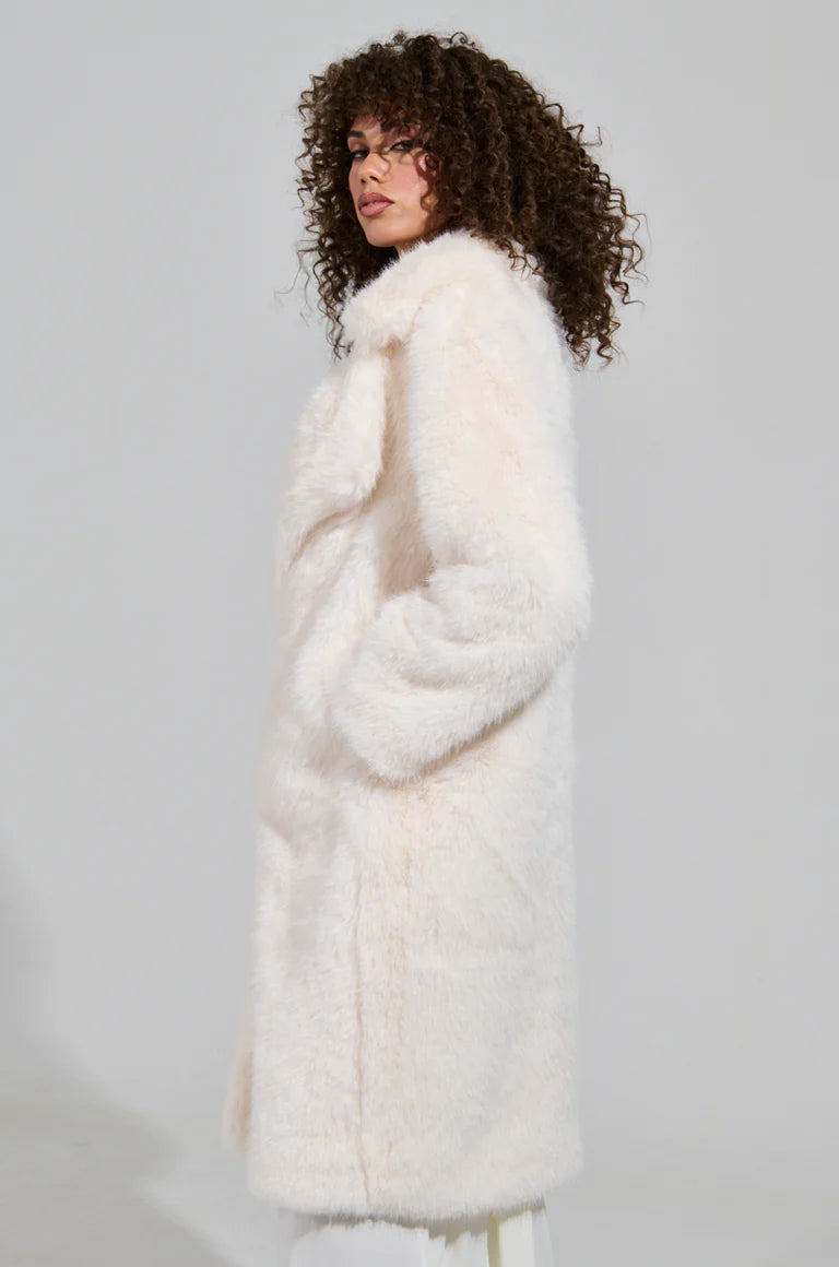 Faux Fur Trench Coat $ SOLD OUT