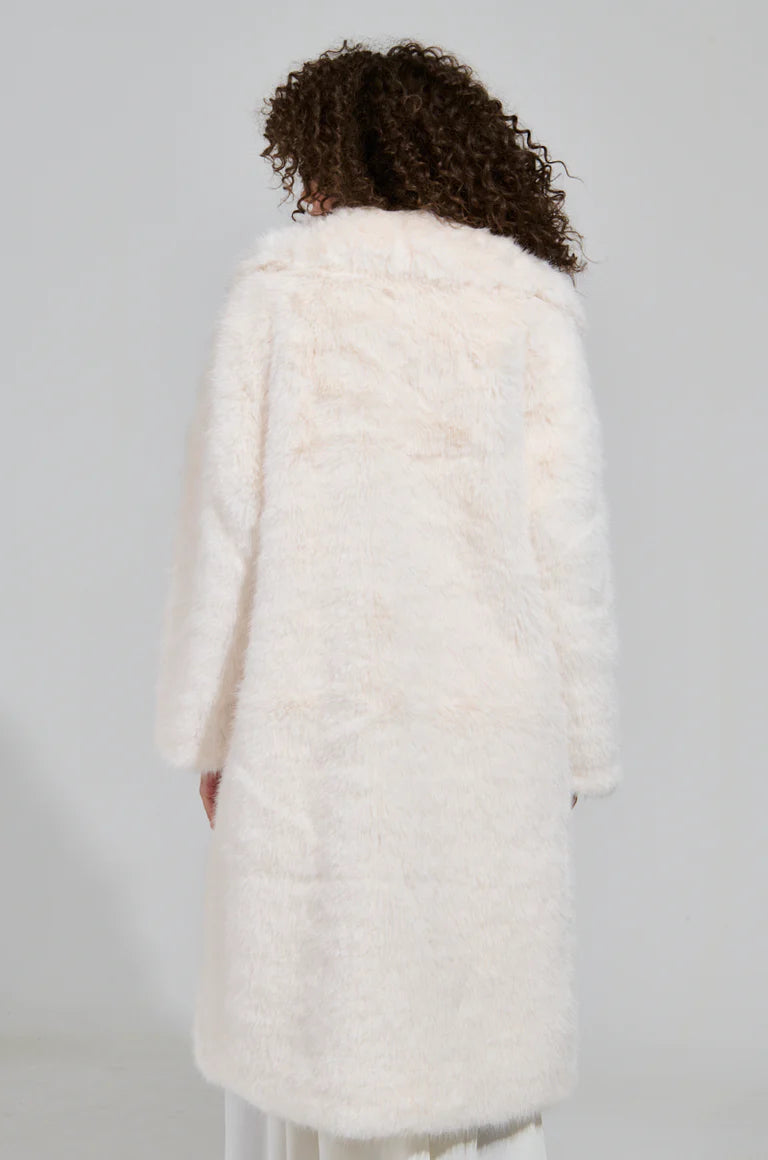 Faux Fur Trench Coat $ SOLD OUT